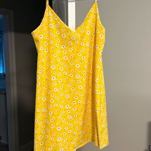 SHEIN Yellow flower dress